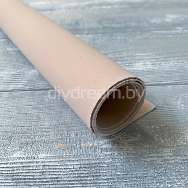 Иранский фоамиран 60х70 см 0,8 мм, цв. черничный йогурт Иранский фоамиран 60х70 см 0,8 мм, цв. черничный йогурт