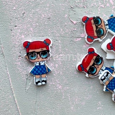 Кабошон-вырубка "Куколка" 30 мм, №12 Кабошон-вырубка "Куколка" 30 мм, №12