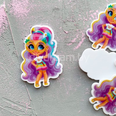 Кабошон-вырубка "Девочка" 58х40 мм Кабошон-вырубка "Девочка" 58х40 мм