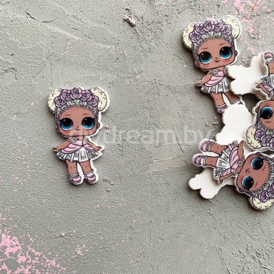 Кабошон-вырубка "Куколка" 38*26 мм, №6 Кабошон-вырубка "Куколка" 38*26 мм, №6