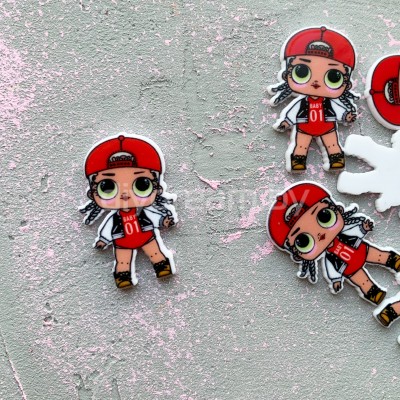 Кабошон-вырубка "Куколка" 30 мм, №23 Кабошон-вырубка "Куколка" 30 мм, №23