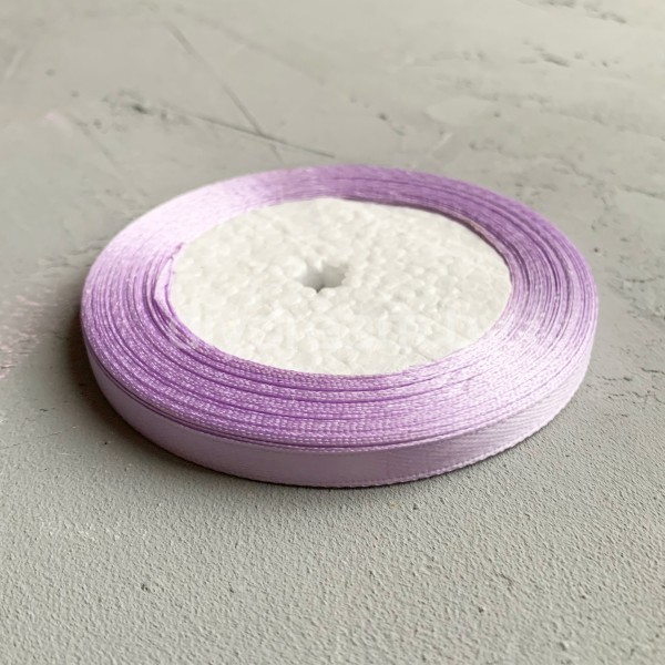 Лента атласная 0,6 см, фиолетовый