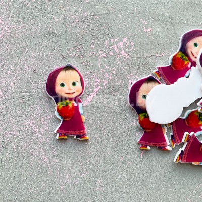 Кабошон-вырубка "Маша" 42х20 мм Кабошон-вырубка "Маша" 42х20 мм