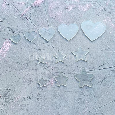 Набор пластиковых шаблонов 1 мм "Фигуры" Набор пластиковых шаблонов 1 мм "Фигуры"