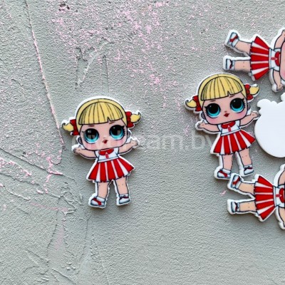 Кабошон-вырубка "Куколка" 30 мм, №8 Кабошон-вырубка "Куколка" 30 мм, №8