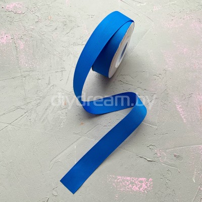 Лента репсовая 25 мм, цв. синий Лента репсовая 25 мм, цв. синий