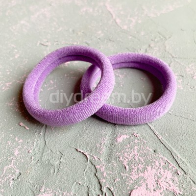 Резинка для волос 4 см, цв. сиреневый Резинка для волос 4 см, цв. сиреневый