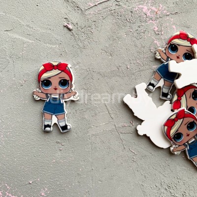 Кабошон-вырубка "Куколка" 40*26 мм, №5 Кабошон-вырубка "Куколка" 40*26 мм, №5