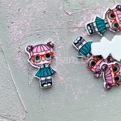 Кабошон-вырубка "Куколка" 30 мм, №7 Кабошон-вырубка "Куколка" 30 мм, №7