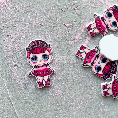 Кабошон-вырубка "Куколка" 30 мм, №9 Кабошон-вырубка "Куколка" 30 мм, №9