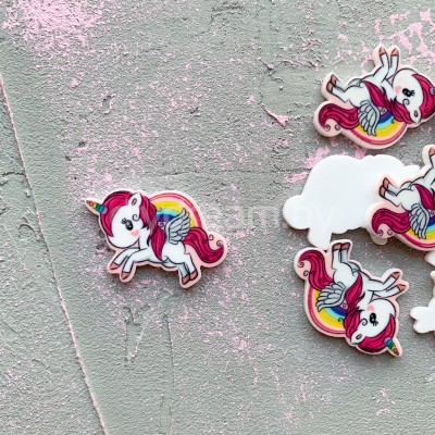 Кабошон-вырубка "Единорожек", №7 Кабошон-вырубка "Единорожек", №7