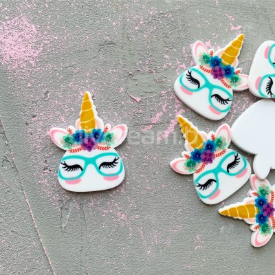 Кабошон-вырубка "Единорожка", №4 Кабошон-вырубка "Единорожка", №4