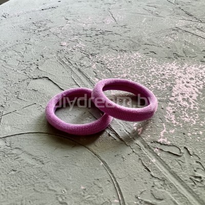 Резинка для волос 3 см, цв. сиреневый Резинка для волос 3 см, цв. сиреневый