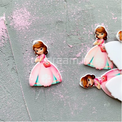 Кабошон-вырубка "София Прекрасная" 41х28 мм Кабошон-вырубка "София Прекрасная" 41х28 мм