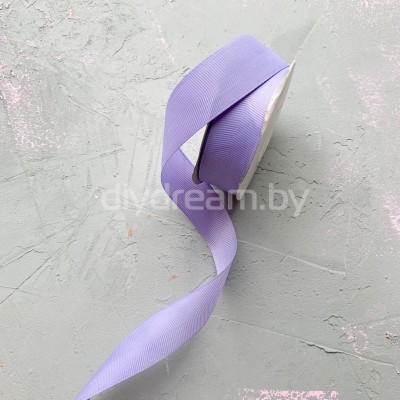 Лента репсовая 25 мм, цв. сиреневый Лента репсовая 25 мм, цв. сиреневый
