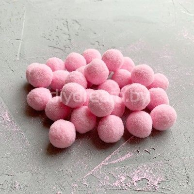 Помпоны Premium 2 см, розовый (5 шт.) Помпоны Premium 2 см, розовый (5 шт.)