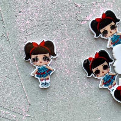 Кабошон-вырубка "Куколка" 30 мм, №1 Кабошон-вырубка "Куколка" 30 мм, №1