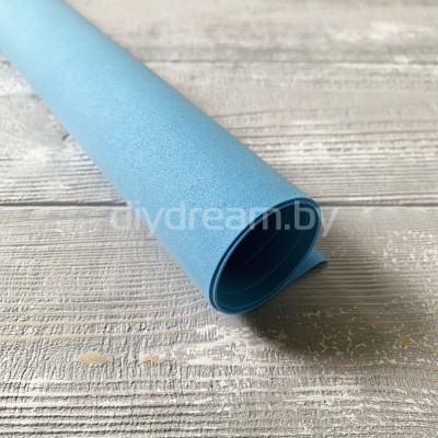 Китайский фоамиран (1 мм) 50х50 см, синий