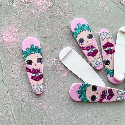 Кабошон-вырубка для заколок "Куколка" 5.5 см Кабошон-вырубка для заколок "Куколка" 5.5 см