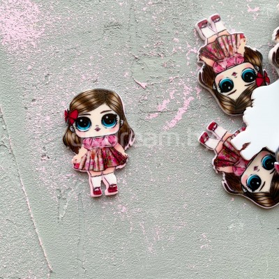 Кабошон-вырубка "Куколка" 40 мм Кабошон-вырубка "Куколка" 40 мм